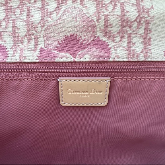 DIOR Pink Cherry Blossom Shoulder Bag / DIOR Pink Floral Shoulder Bag - Picture 8 of 12
